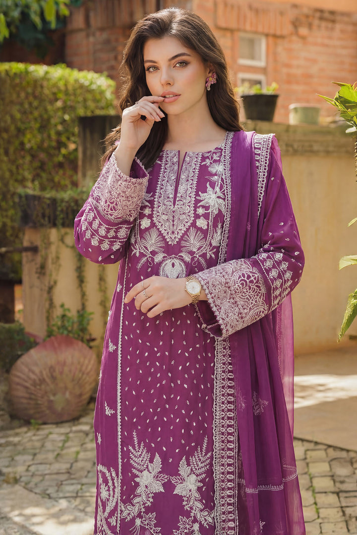 5840-ORCHID EMBROIDERED LAWN UNSTITCHED