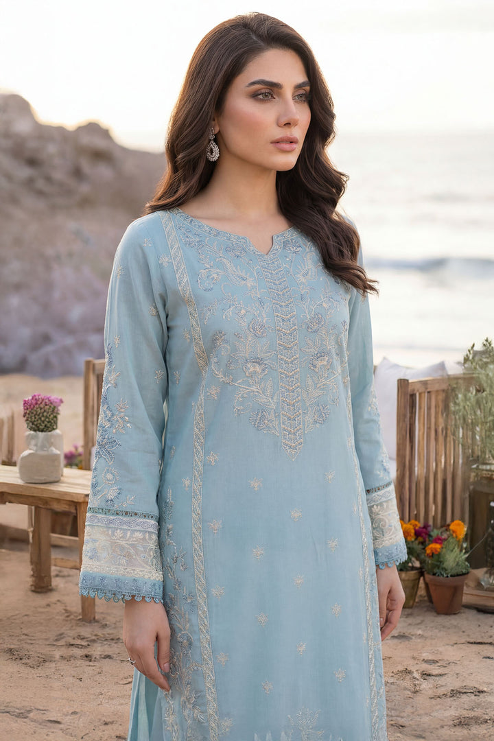 5846-JASMINE EMBROIDERED LAWN UNSTITCHED