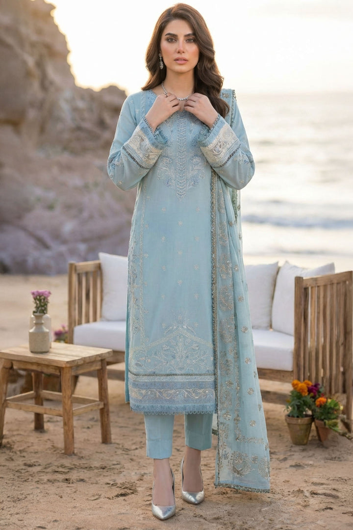 5846-JASMINE EMBROIDERED LAWN UNSTITCHED