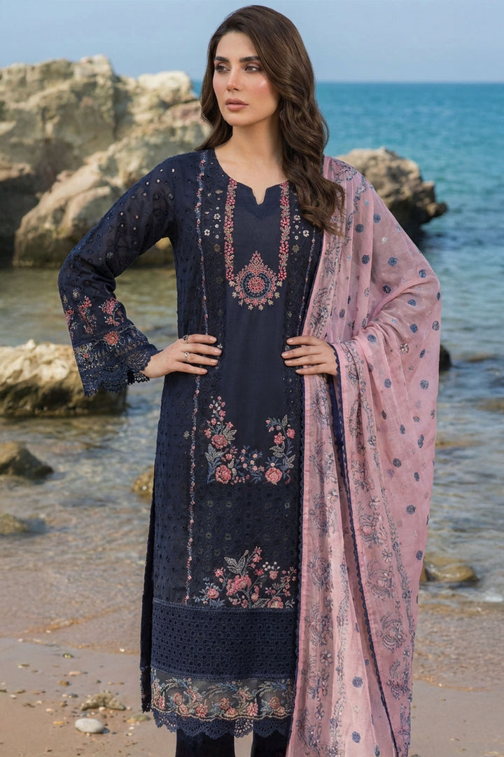 5848-KUNAL EMBROIDERED LAWN UNSTITCHED