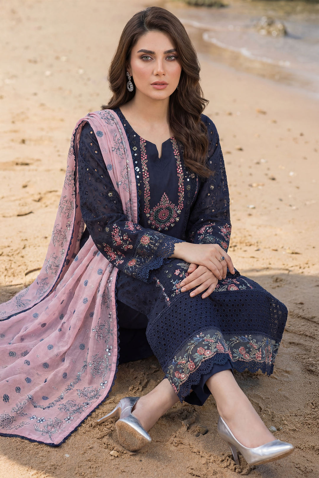 5848-KUNAL EMBROIDERED LAWN UNSTITCHED