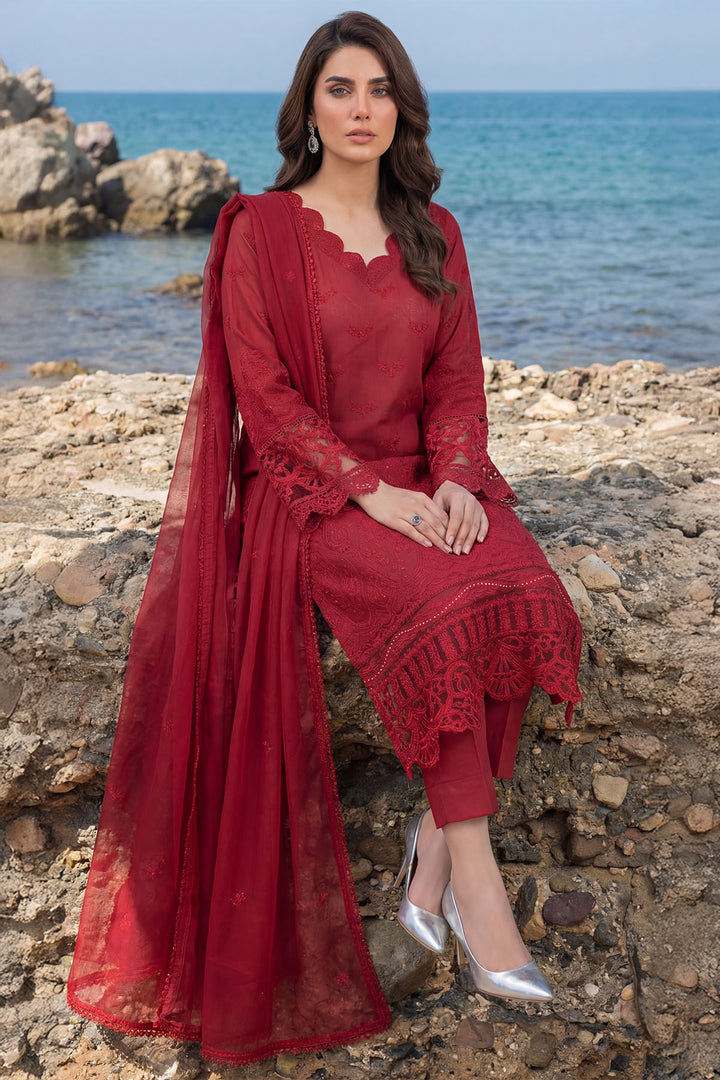 5850-CEDAR EMBROIDERED LAWN UNSTITCHED