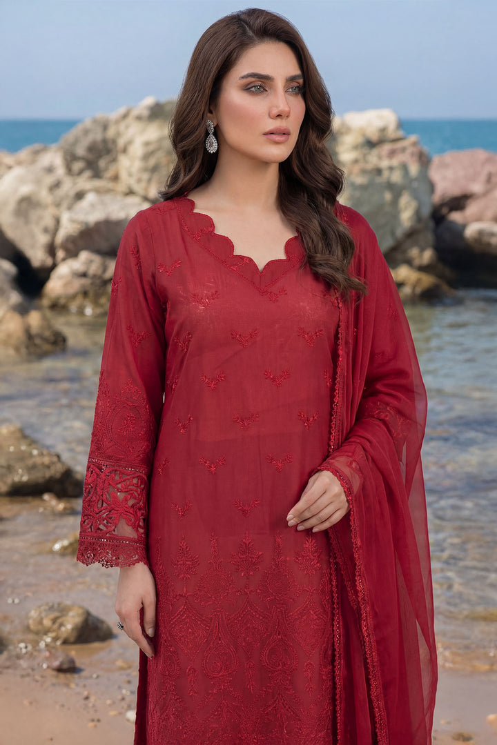 5850-CEDAR EMBROIDERED LAWN UNSTITCHED