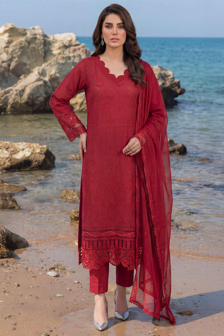 5850-CEDAR EMBROIDERED LAWN UNSTITCHED