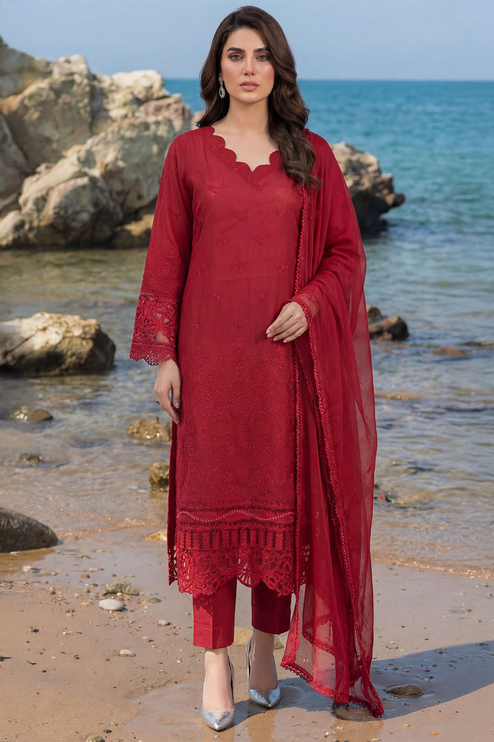 5850-CEDAR EMBROIDERED LAWN UNSTITCHED