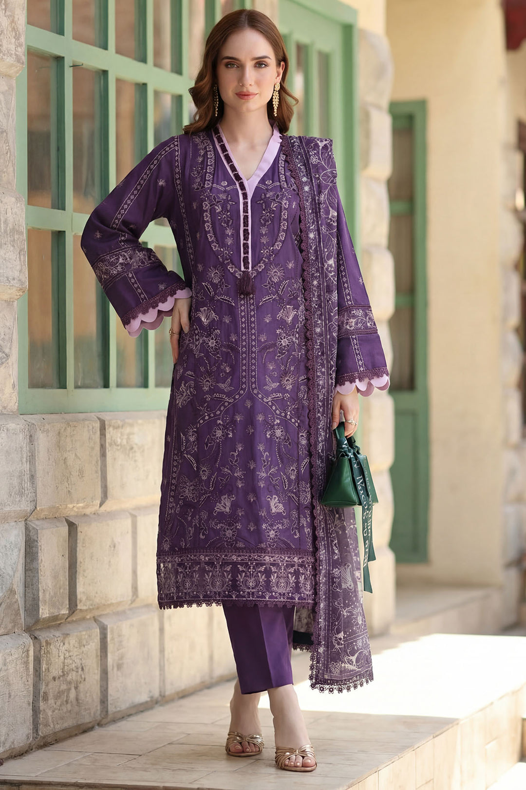 5859-EVA EMBROIDERED LAWN UNSTITCHED