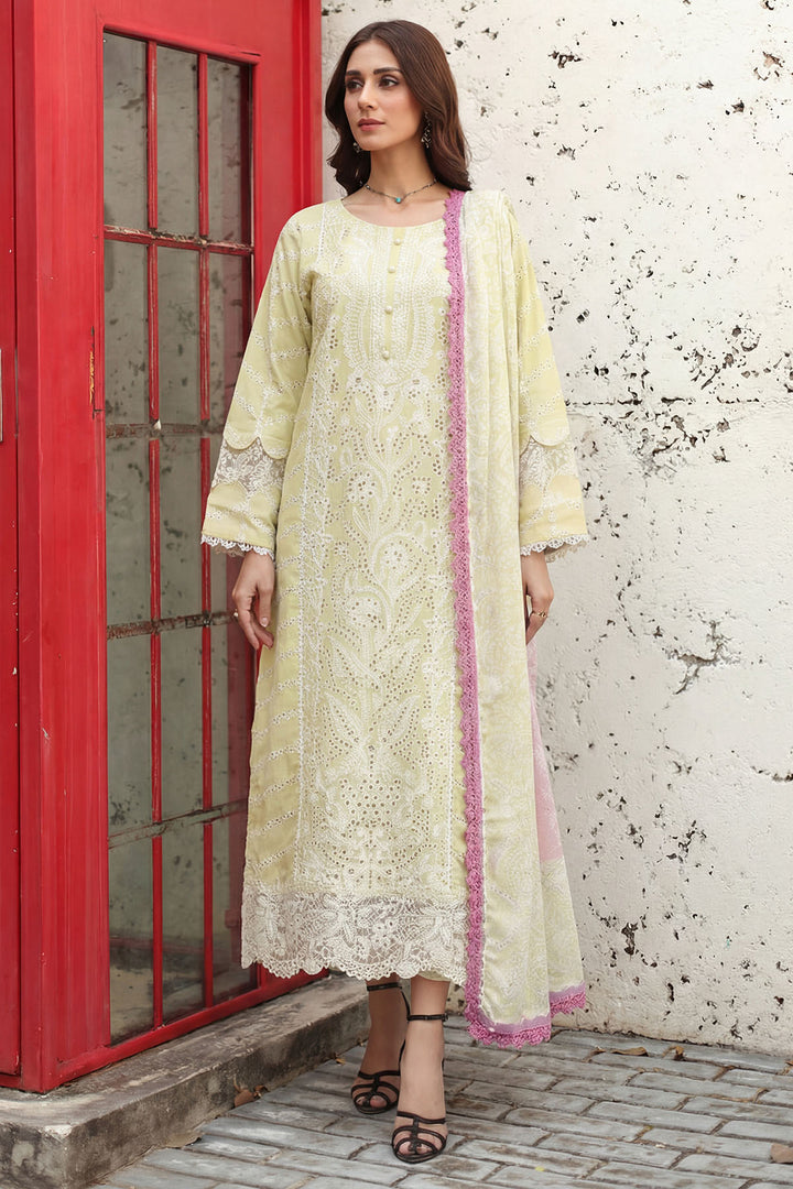 5860-ROSE EMBROIDERED LAWN UNSTITCHED