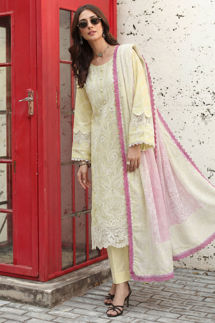 5860-ROSE EMBROIDERED LAWN UNSTITCHED
