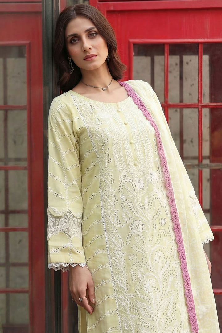 5860-ROSE EMBROIDERED LAWN UNSTITCHED