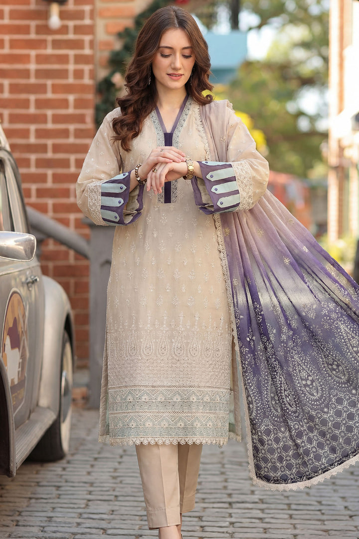 5863-BELLA EMBROIDERED LAWN UNSTITCHED