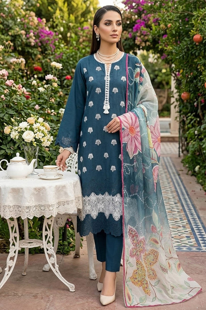 5865-AMELIA EMBROIDERED LAWN UNSTITCHED