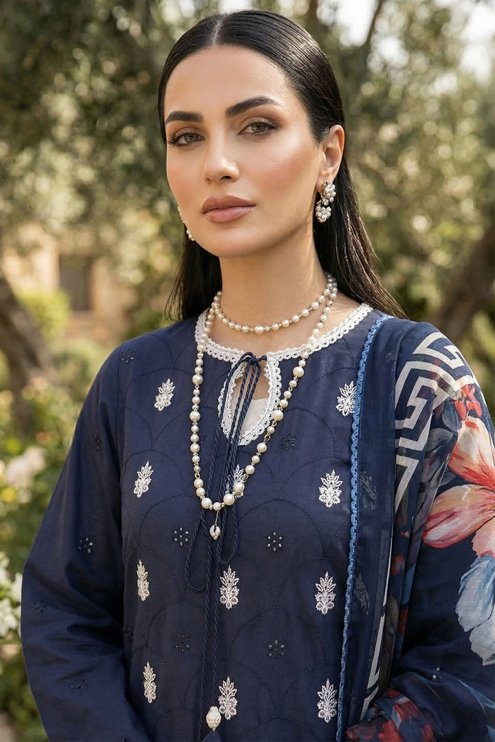 5874-RUBY EMBROIDERED LAWN UNSTITCHED