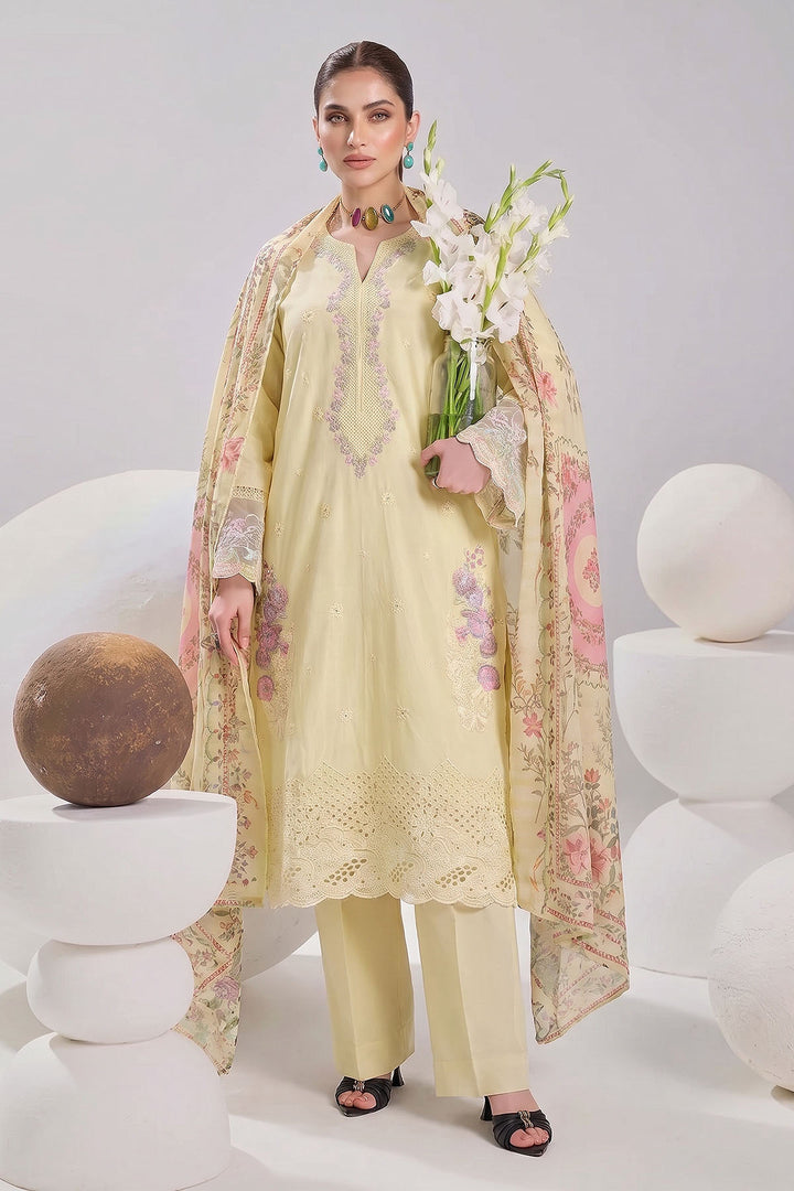 5877-HAYAM EMBROIDERED LAWN UNSTITCHED