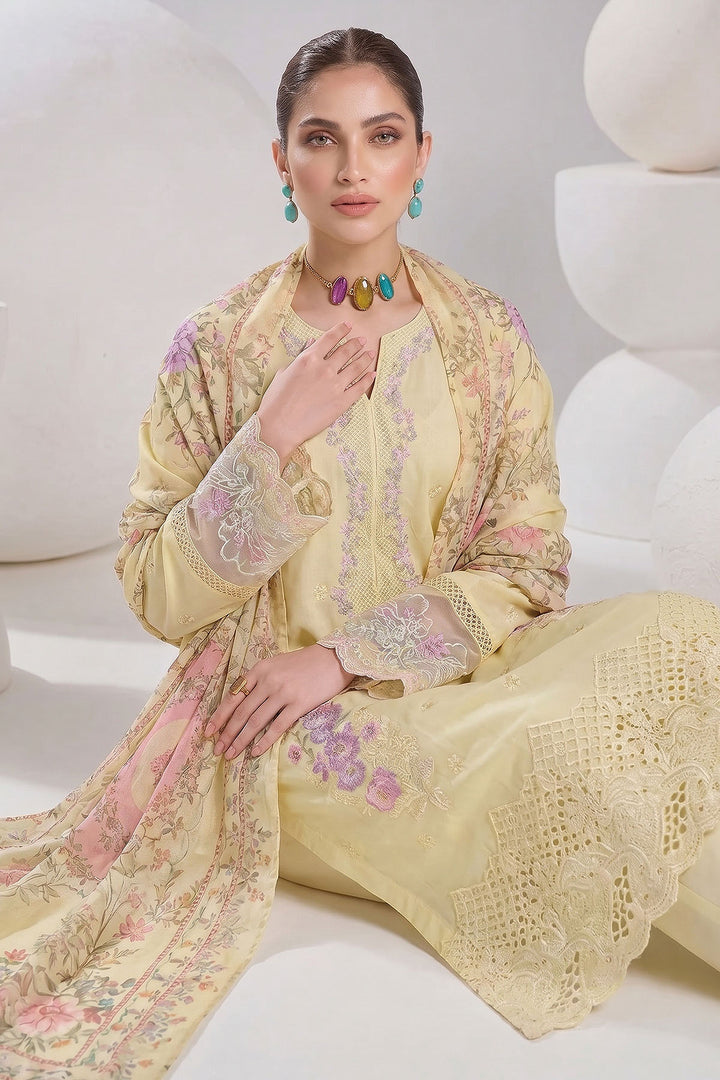 5877-HAYAM EMBROIDERED LAWN UNSTITCHED