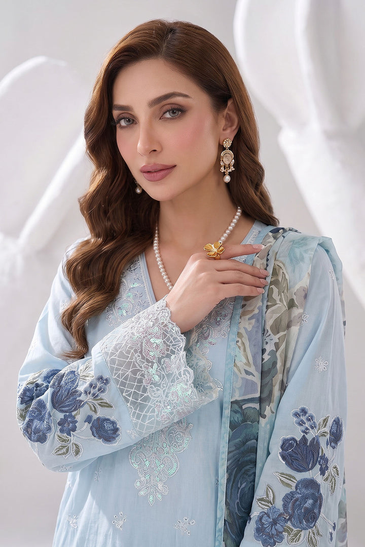 5878-ZARTASHA EMBROIDERED LAWN UNSTITCHED