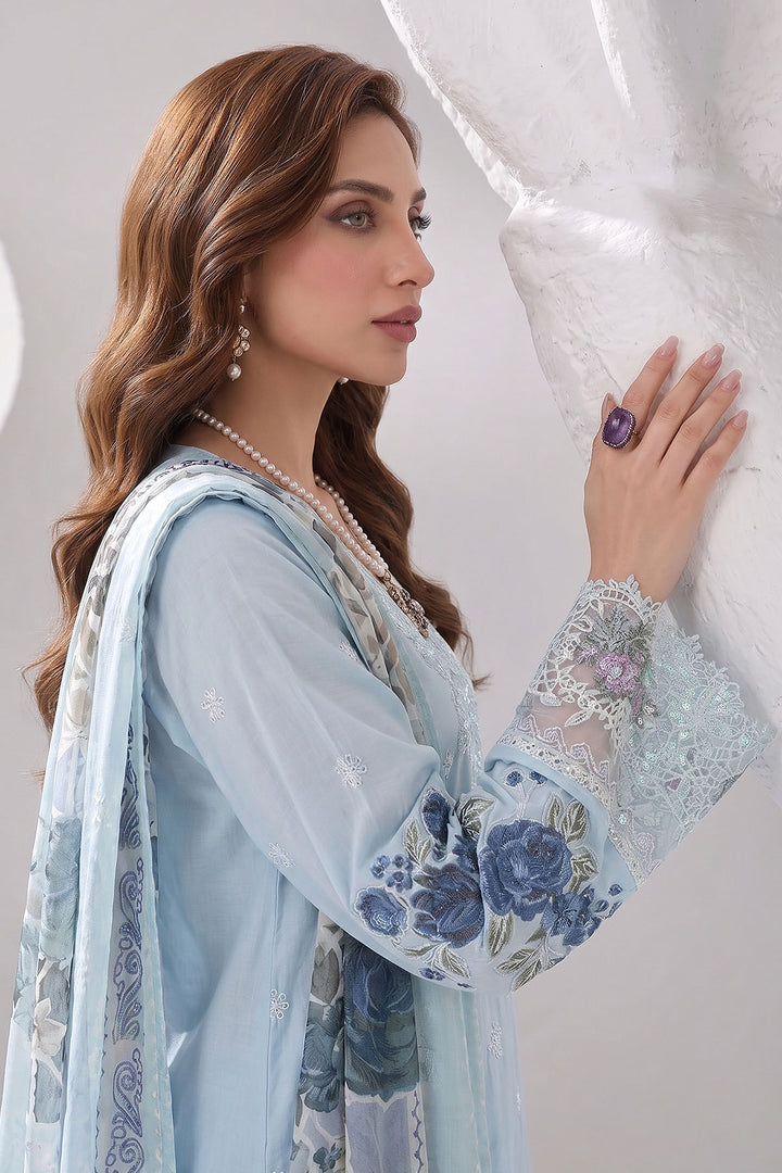 5878-ZARTASHA EMBROIDERED LAWN UNSTITCHED