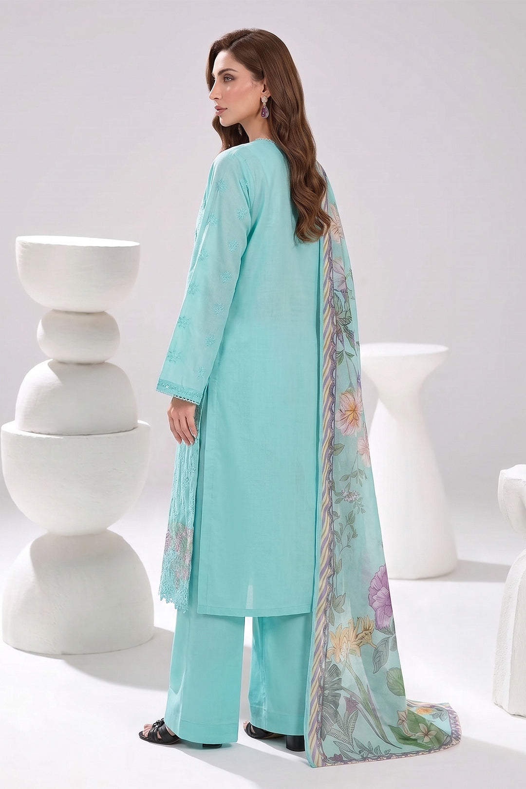 5879-ABDAR EMBROIDERED LAWN UNSTITCHED