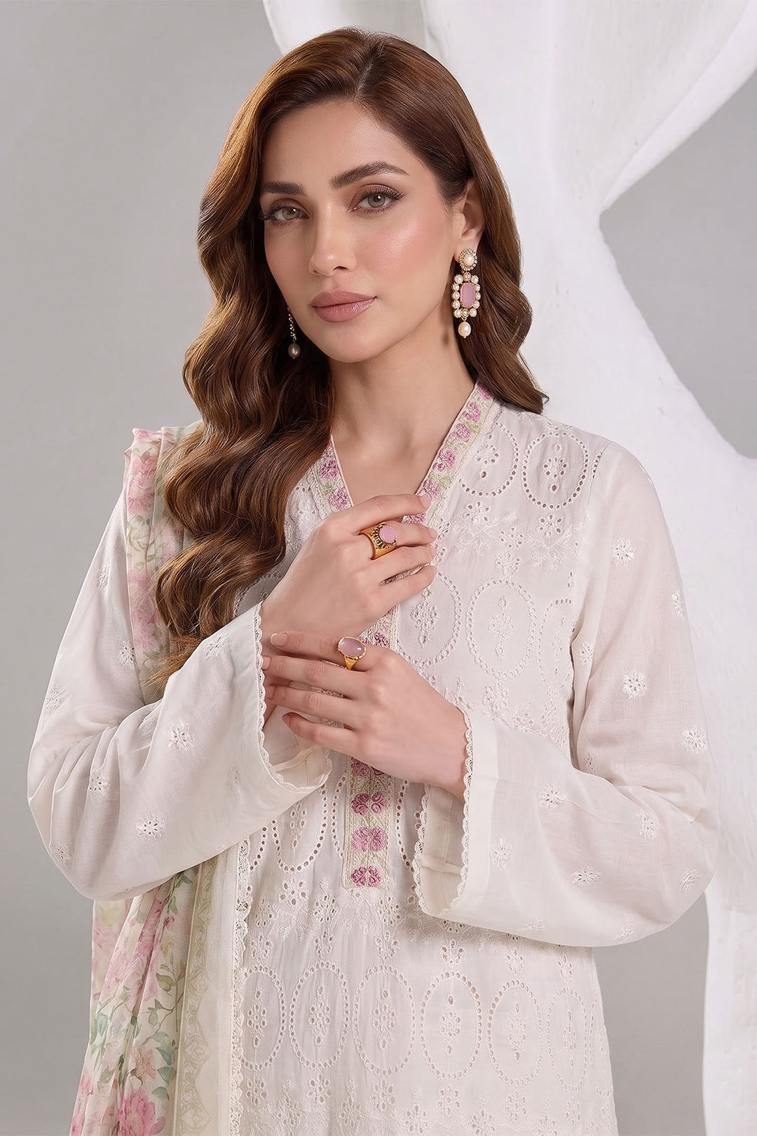 5880-HANEEN EMBROIDERED LAWN UNSTITCHED