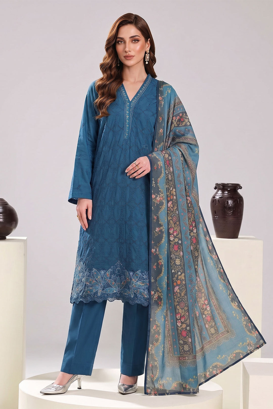5881-ZIMAL EMBROIDERED LAWN UNSTITCHED