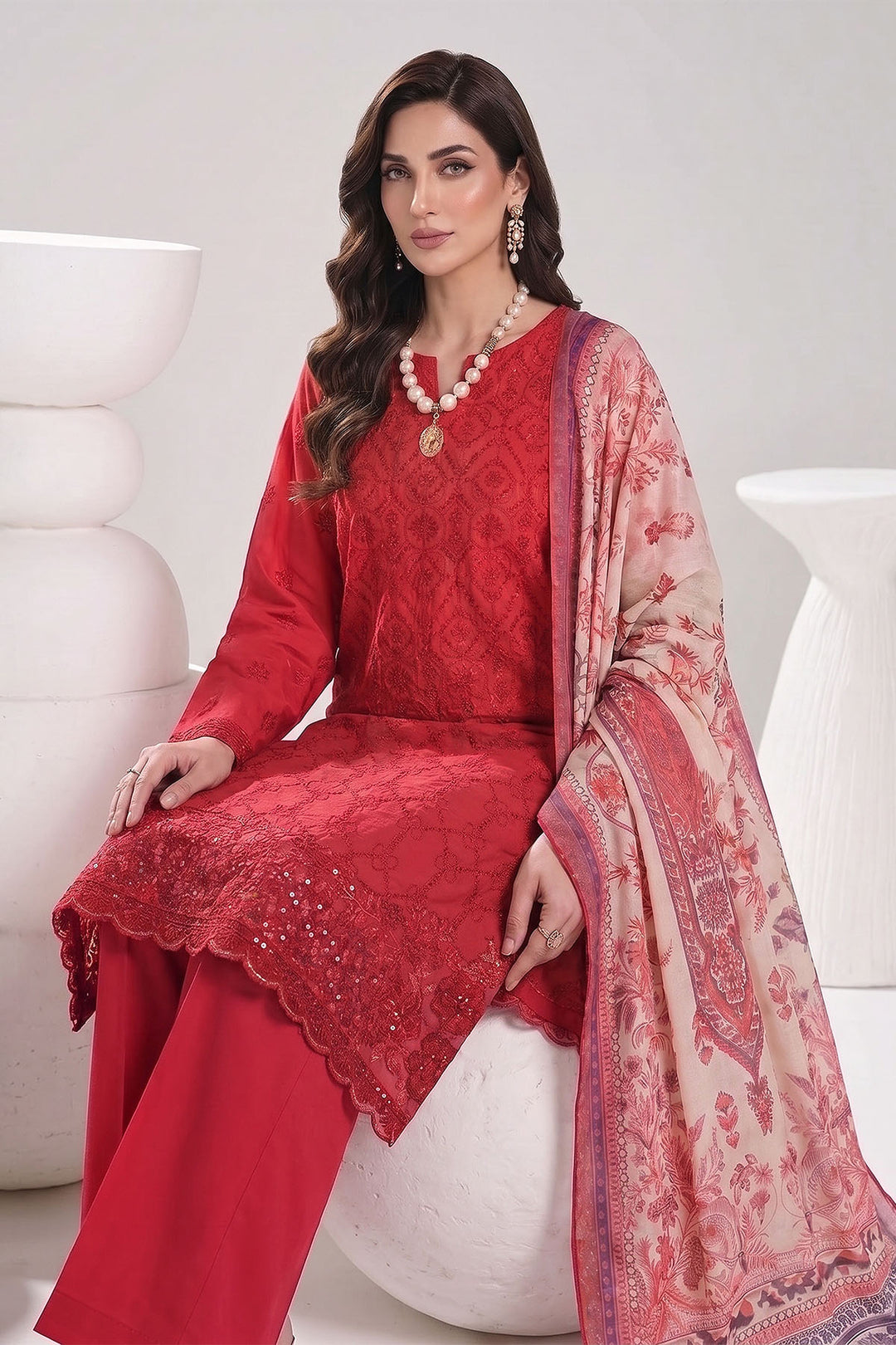 5882-MIRA EMBROIDERED LAWN UNSTITCHED