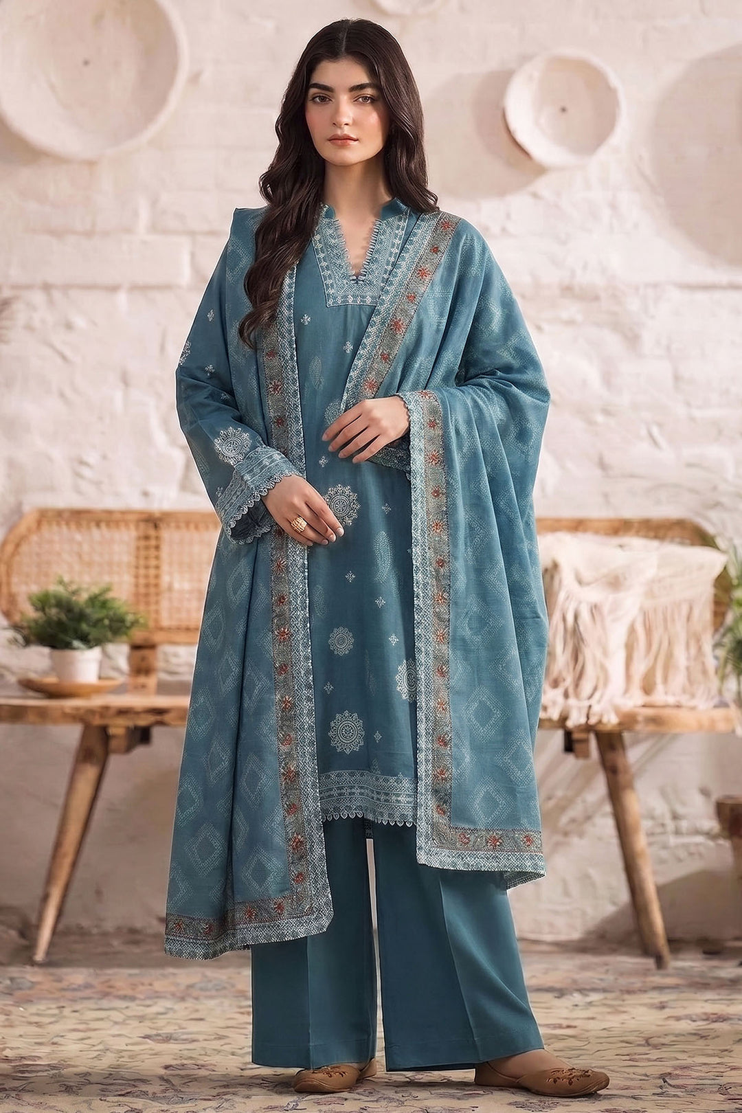5896-JANAN DIGITAL PRINTED KHADDAR UNSTITCHED
