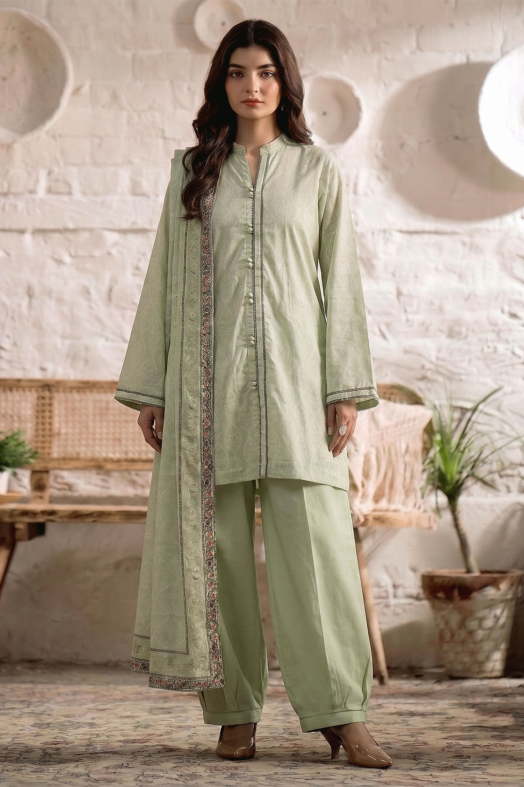 5897-SHAKIRA DIGITAL PRINTED KHADDAR UNSTITCHED