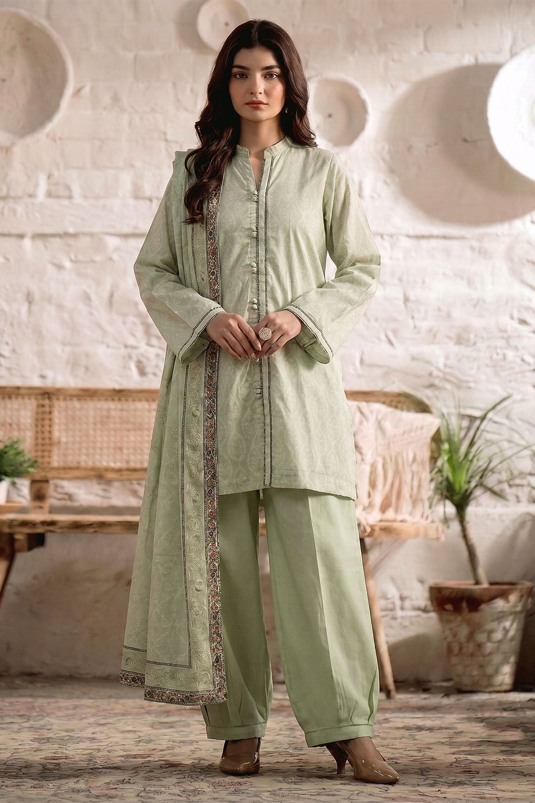 5897-SHAKIRA DIGITAL PRINTED KHADDAR UNSTITCHED