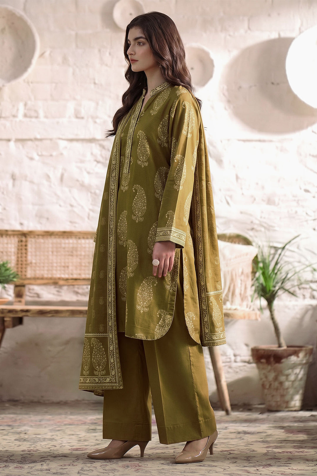 5898-ISRA DIGITAL PRINTED KHADDAR UNSTITCHED