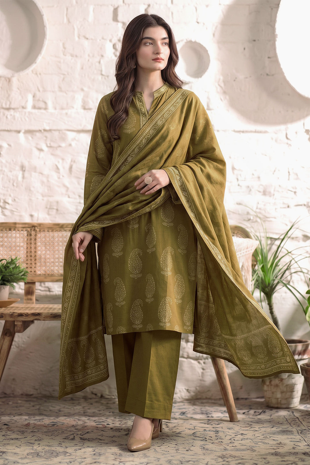 5898-ISRA DIGITAL PRINTED KHADDAR UNSTITCHED