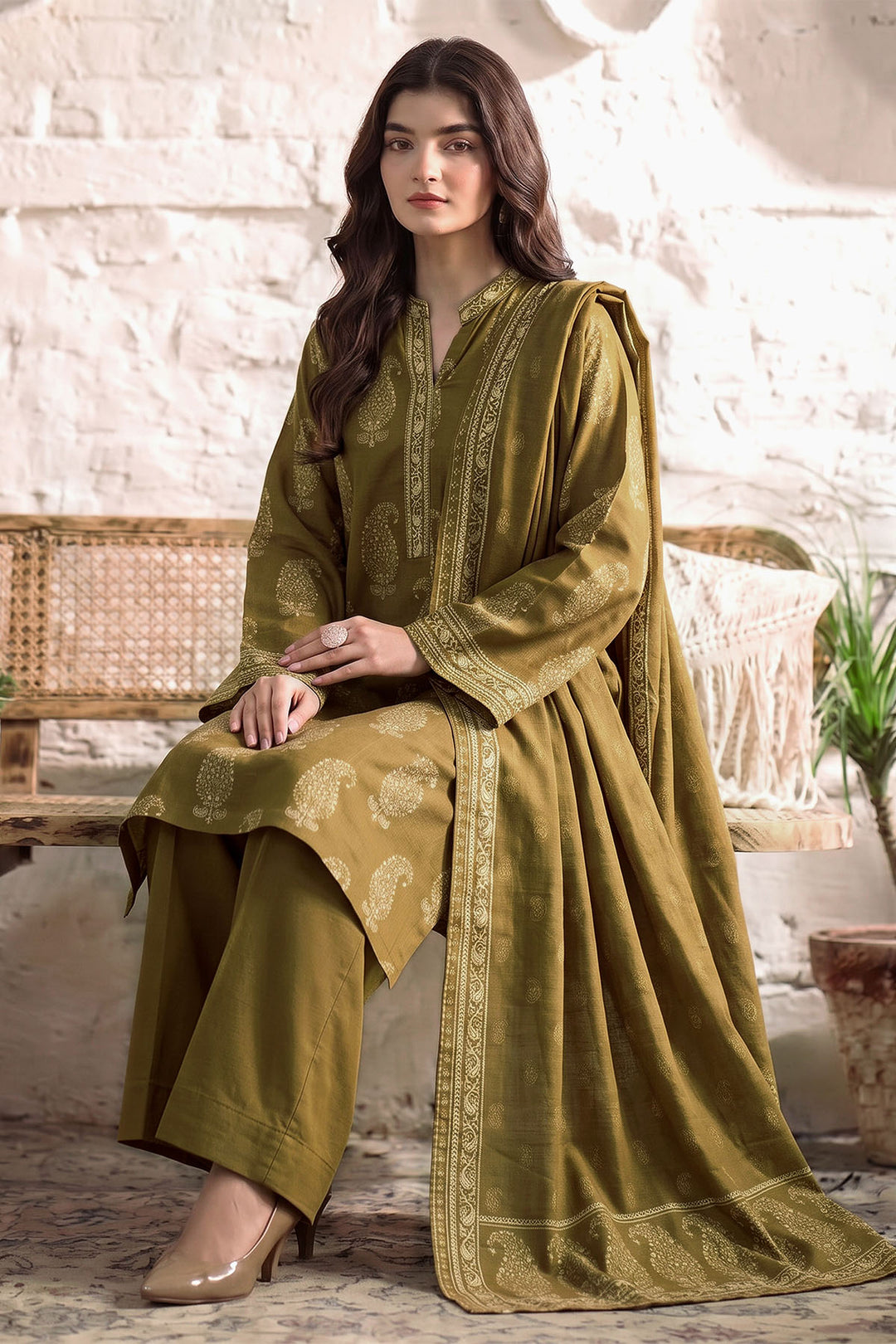5898-ISRA DIGITAL PRINTED KHADDAR UNSTITCHED