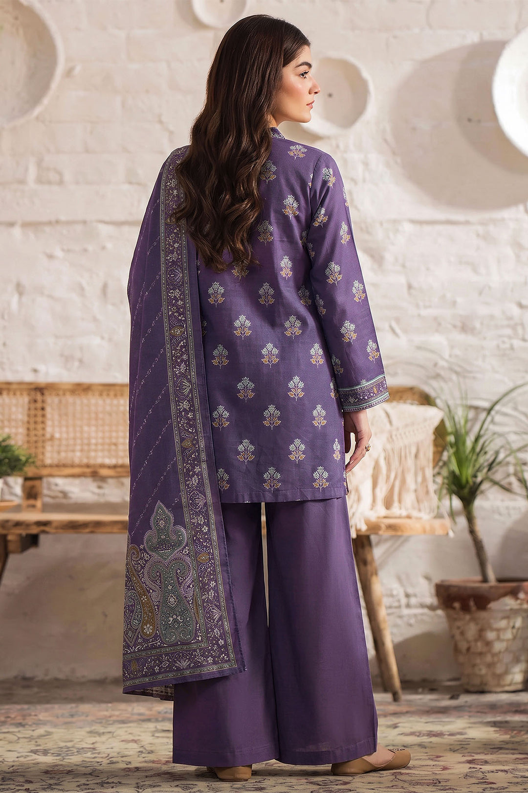 5904-INAYA DIGITAL PRINTED KHADDAR UNSTITCHED