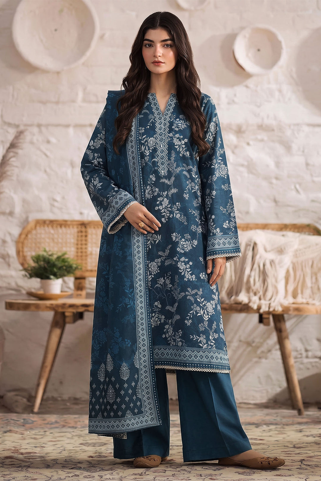 5905-ALAYHA DIGITAL PRINTED KHADDAR UNSTITCHED