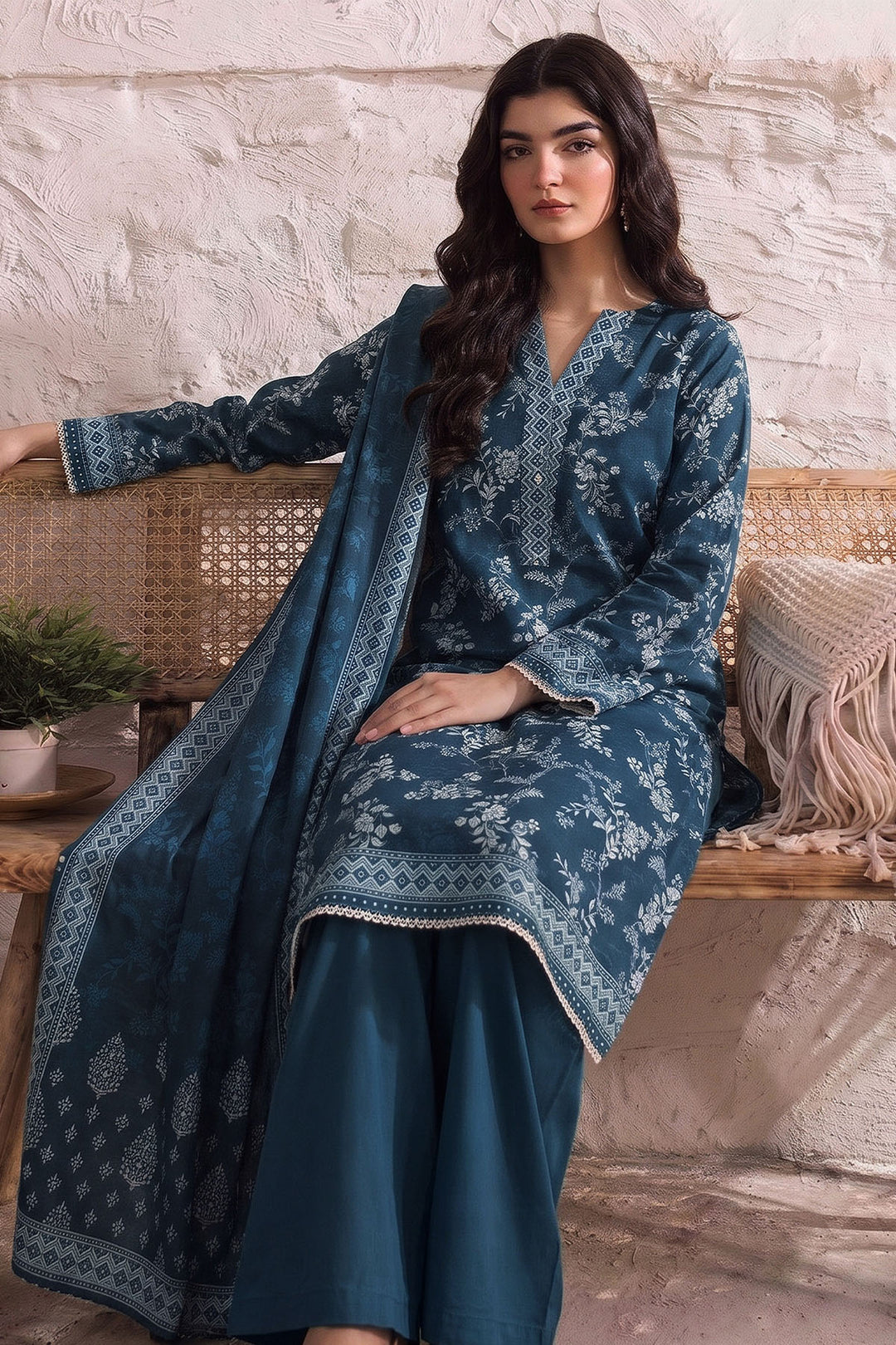 5905-ALAYHA DIGITAL PRINTED KHADDAR UNSTITCHED