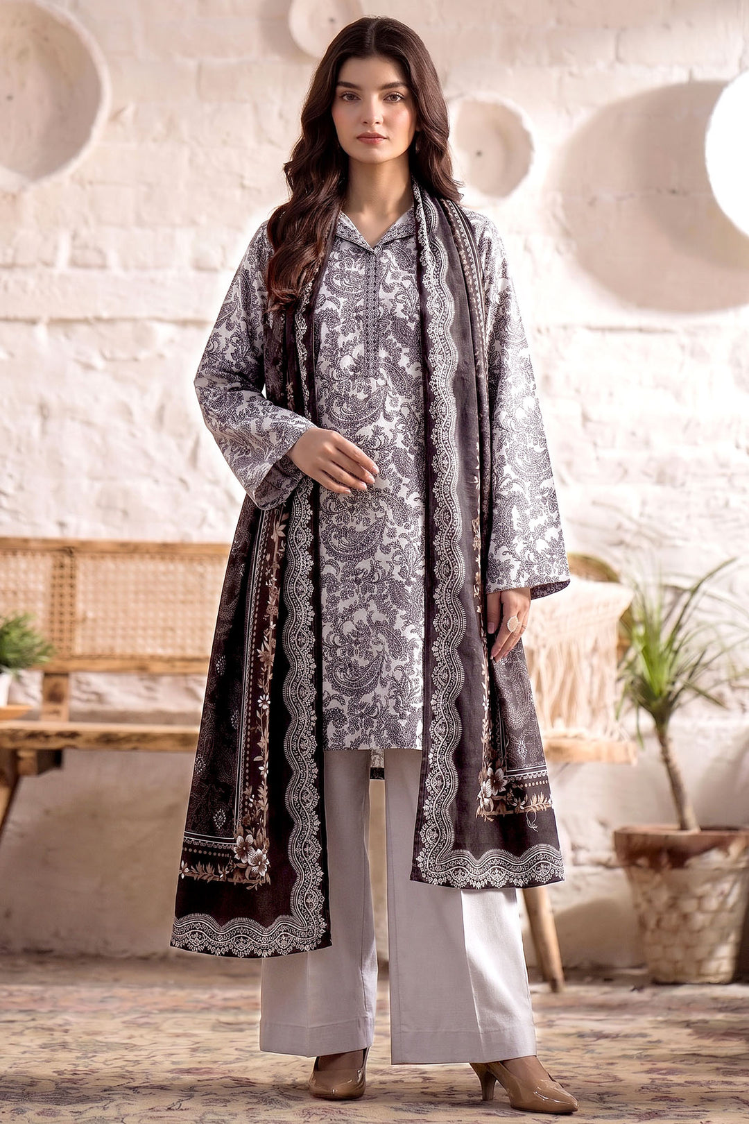 5906-AZRA DIGITAL PRINTED KHADDAR UNSTITCHED