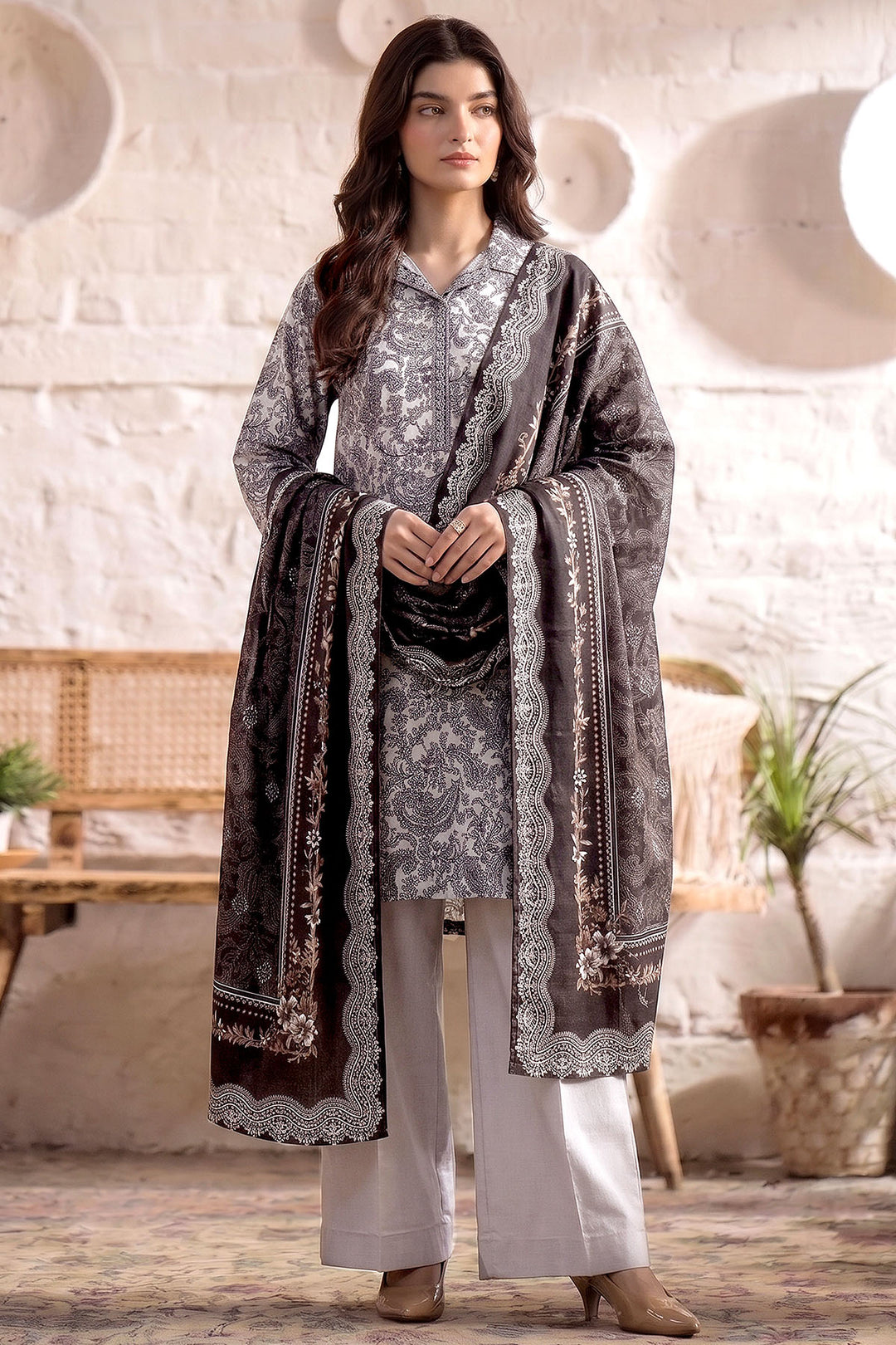 5906-AZRA DIGITAL PRINTED KHADDAR UNSTITCHED