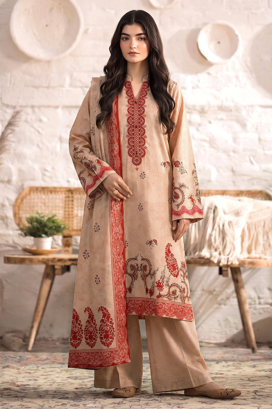 5908-LIANA DIGITAL PRINTED KHADDAR UNSTITCHED
