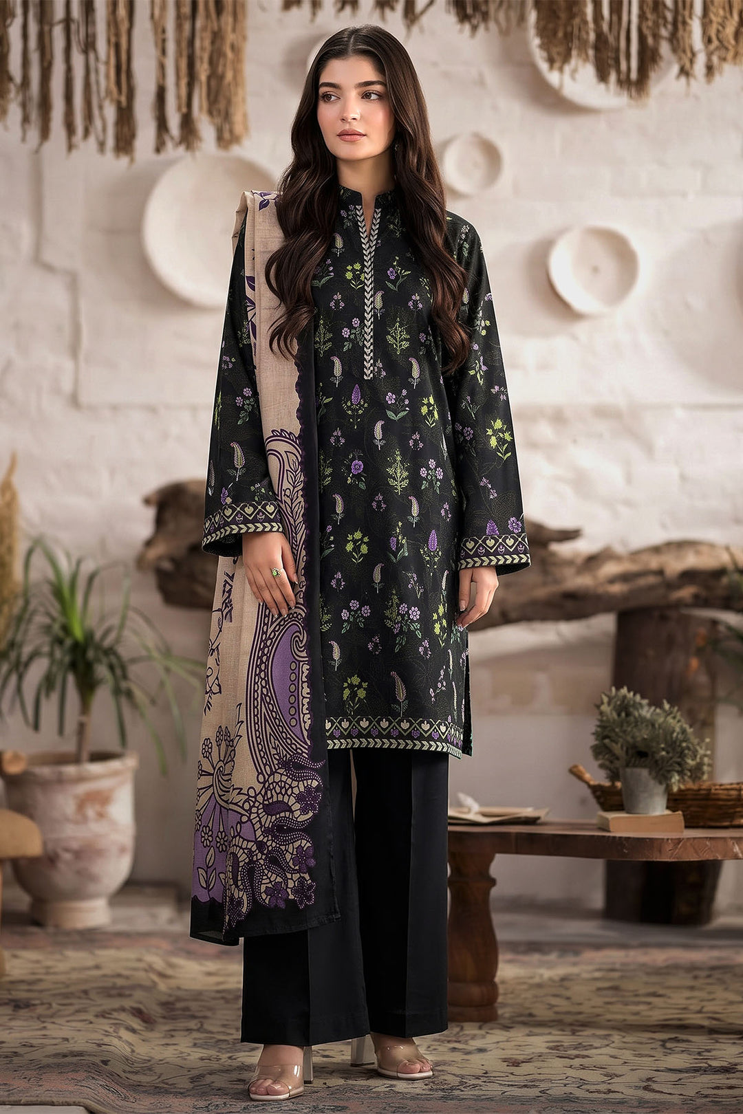 5910-NYRA DIGITAL PRINTED KHADDAR UNSTITCHED