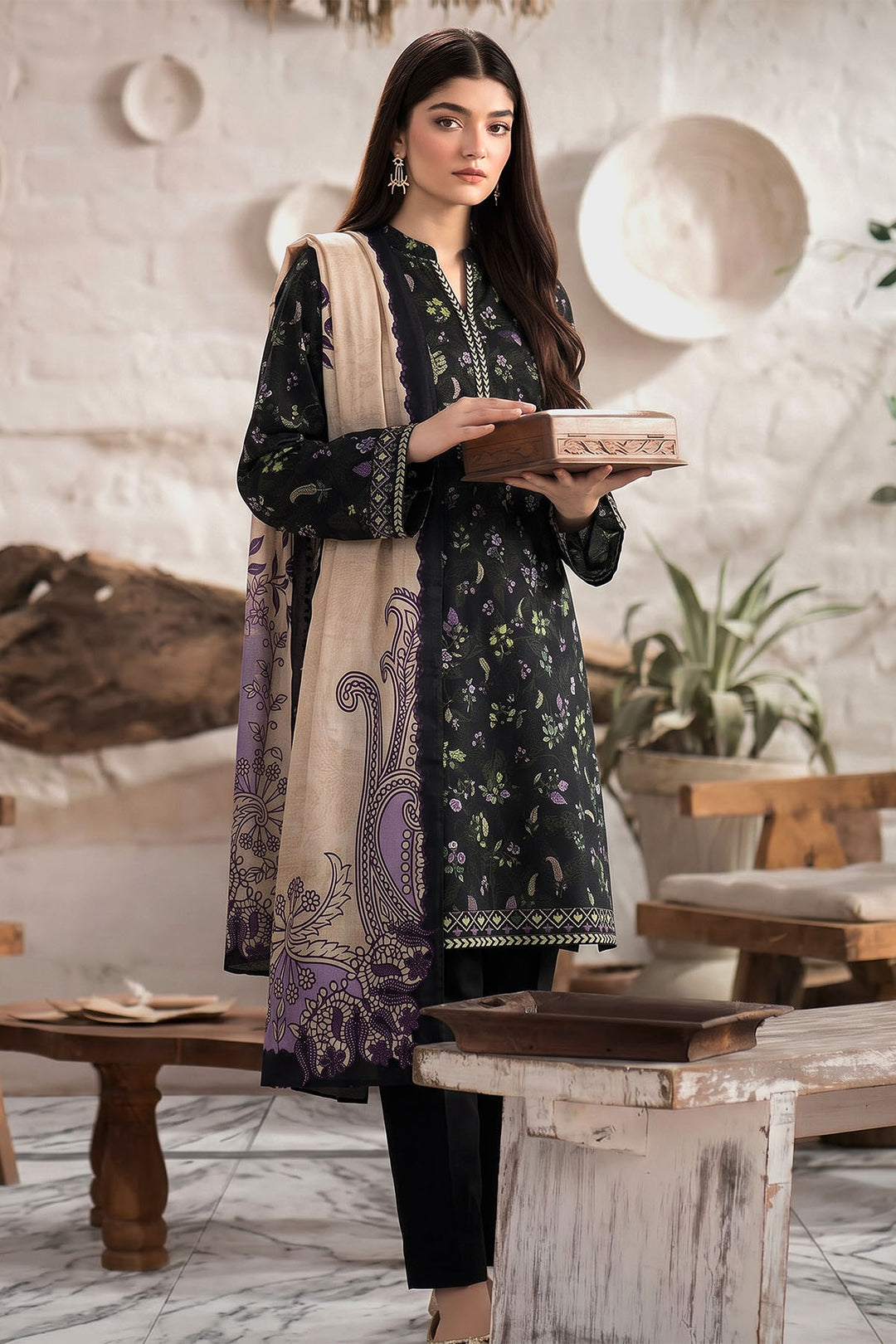 5910-NYRA DIGITAL PRINTED KHADDAR UNSTITCHED