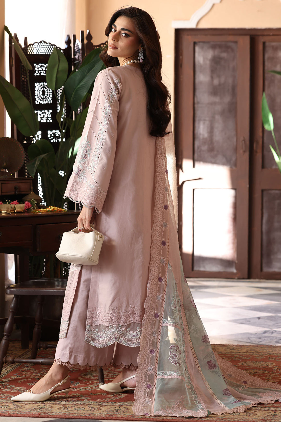 5916-CLEO EMBROIDERED LAWN UNSTITCHED