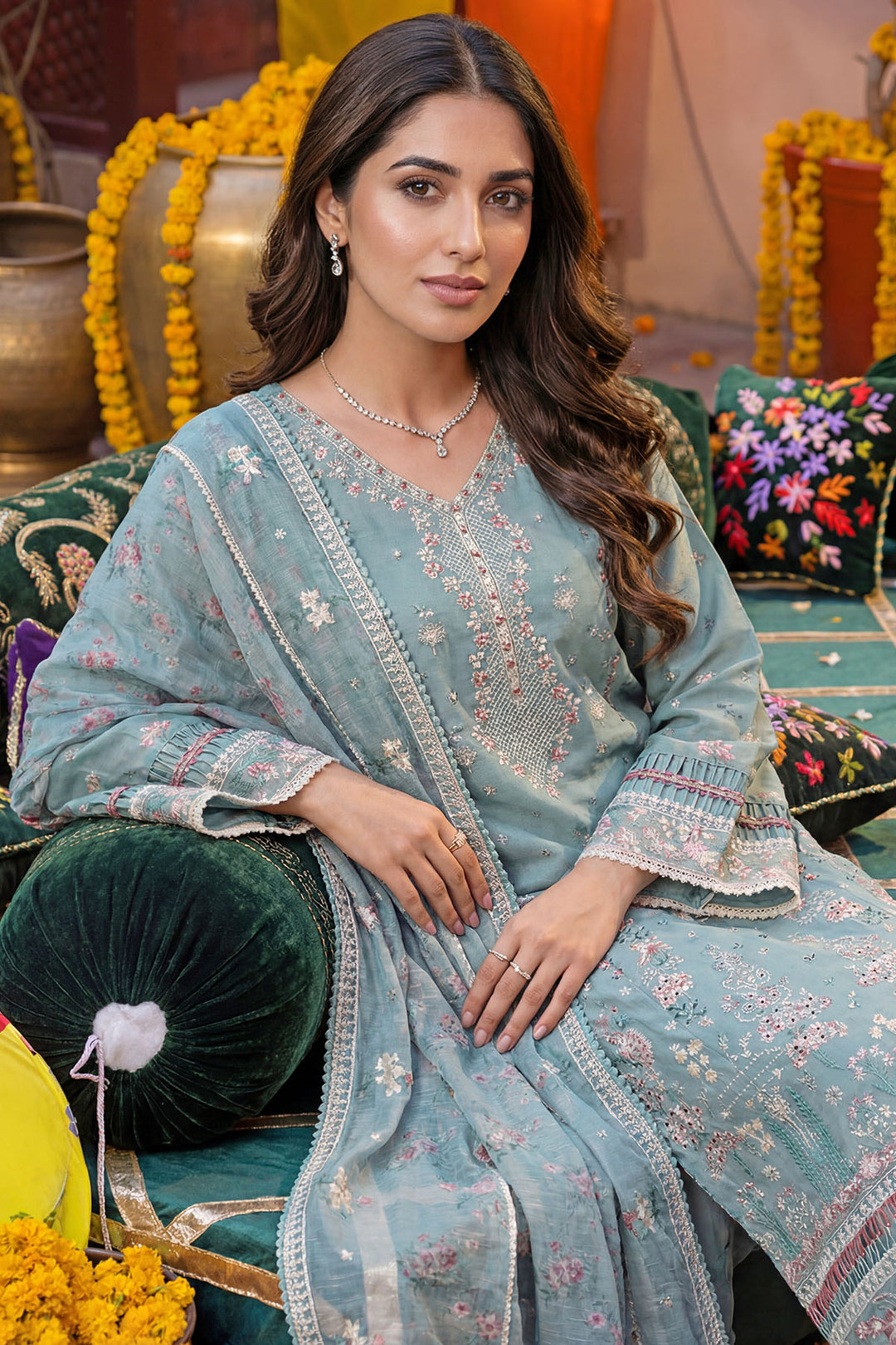 5918-ADELIA EMBROIDERED LAWN UNSTITCHED