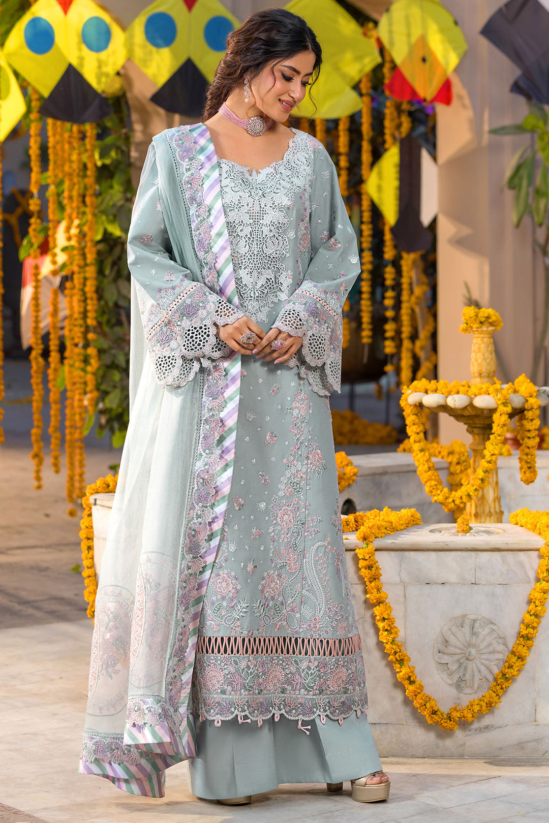 5921-DEW EMBROIDERED LAWN UNSTITCHED