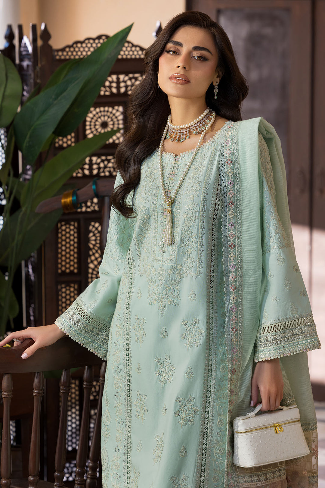 5927-PETALINE EMBROIDERED LAWN UNSTITCHED