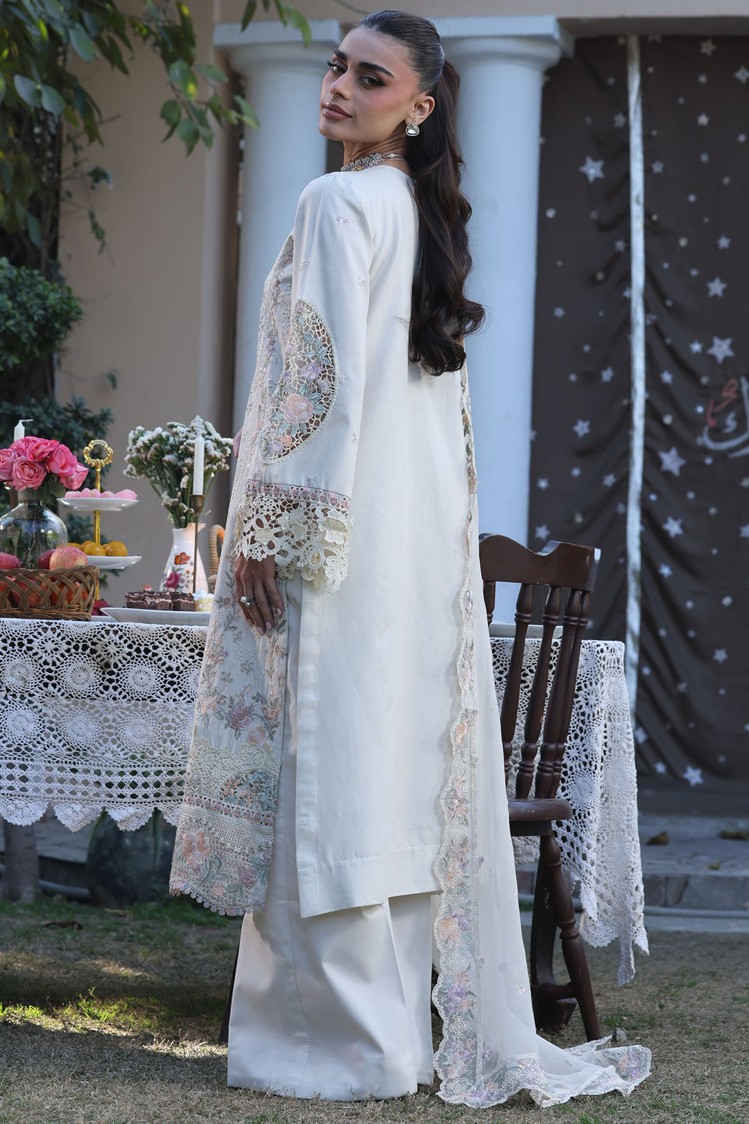 5930-SELIN EMBROIDERED LAWN UNSTITCHED