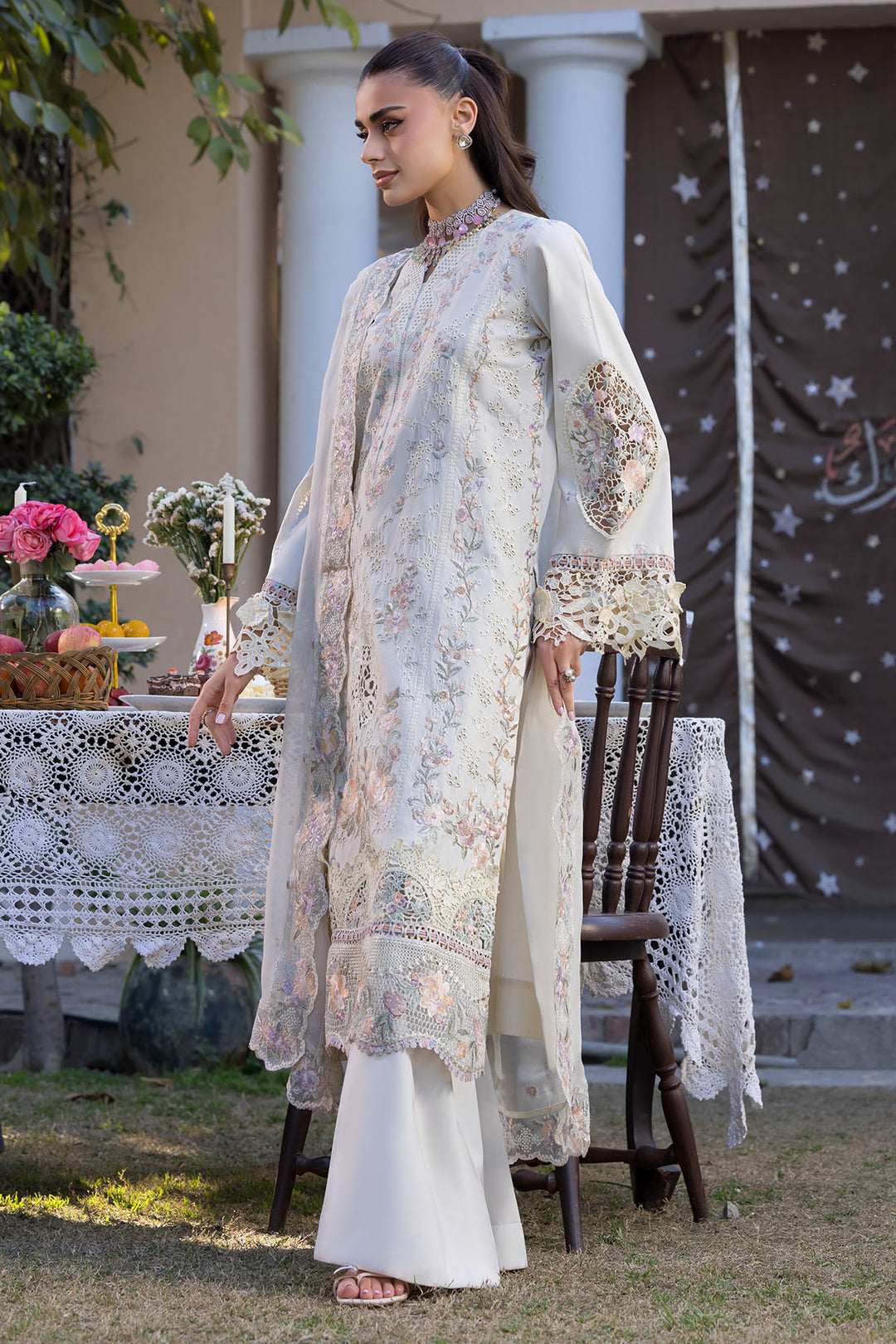 5930-SELIN EMBROIDERED LAWN UNSTITCHED