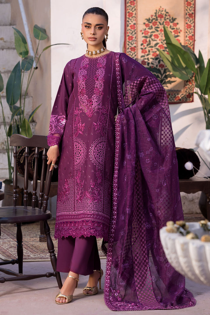 5931-CRIMSON EMBROIDERED LAWN UNSTITCHED