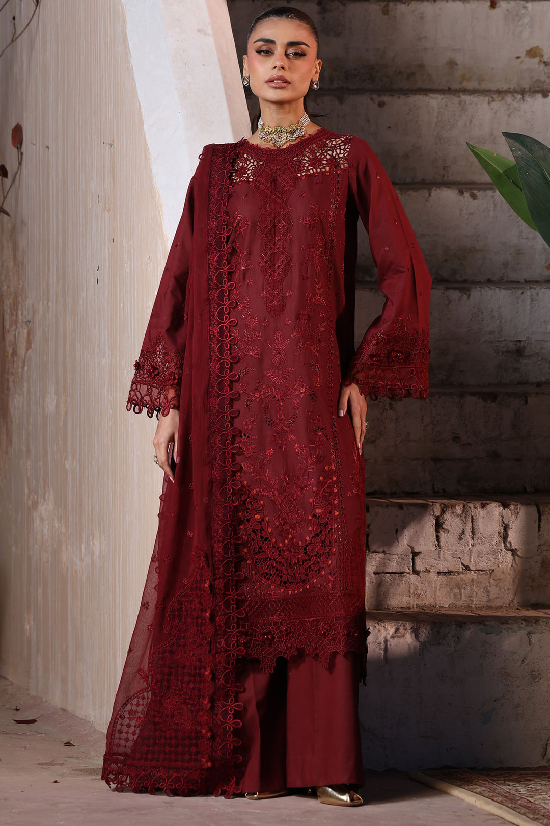 5936-CATALINA EMBROIDERED LAWN UNSTITCHED