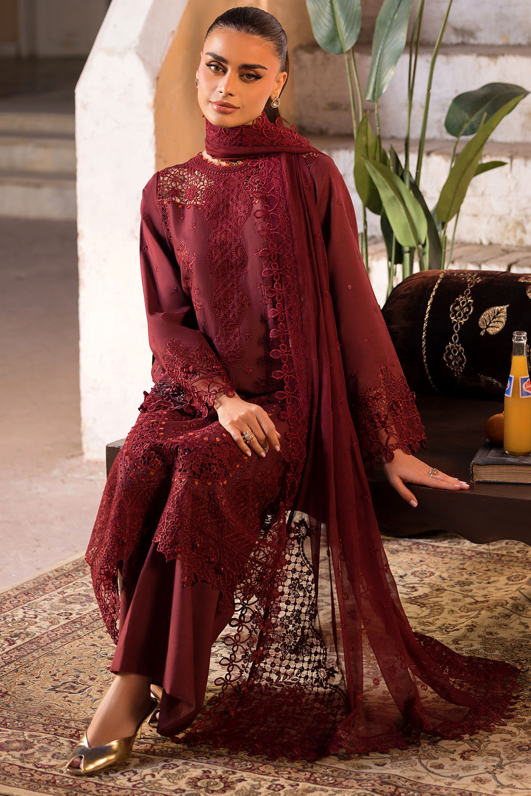 5936-CATALINA EMBROIDERED LAWN UNSTITCHED