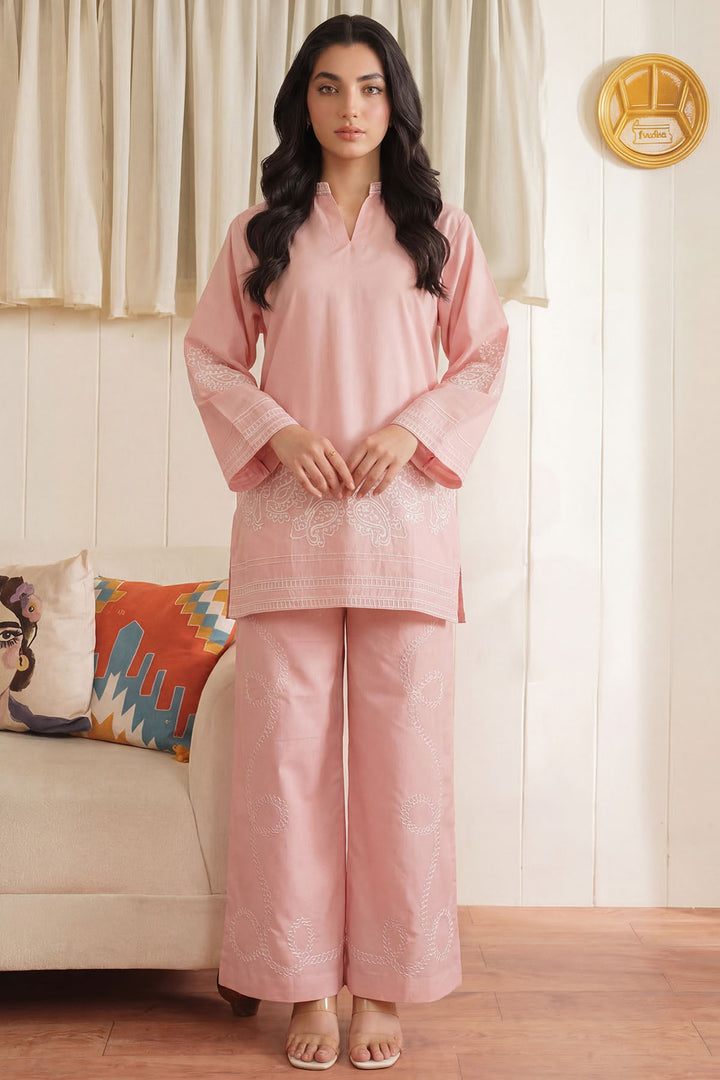 5941-LILY EMBROIDERED CAMBRIC STITCHED