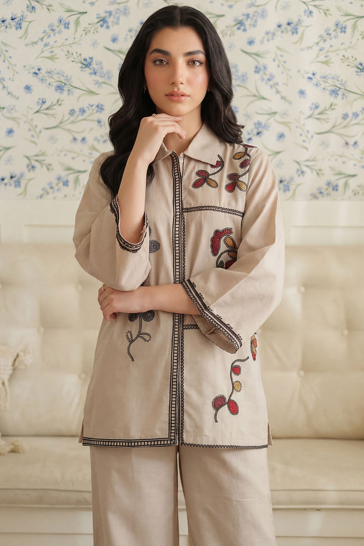 5943-ARIA EMBROIDERED CAMBRIC STITCHED