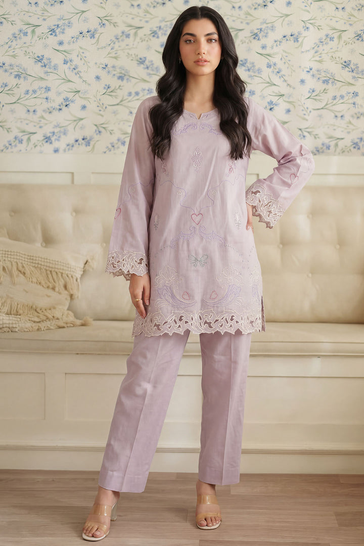 5944-LUNA EMBROIDERED CAMBRIC STITCHED